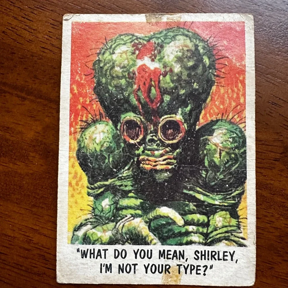Vintage 1960s You'll Die Laughing Bubbles Inc. Trading Cards‎ Lot Scary Humor